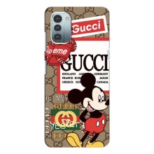 Чехол Disney Mouse Nokia G21 (PREMIUMPrint) (Стильный Микки)