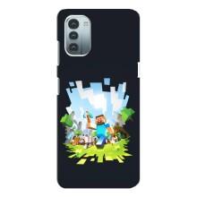 Чохол Майнкрафт на Nokia G21 (AlphaPrint) Minecraft