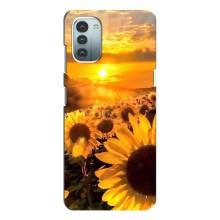 Чохол з Квітами для Nokia G21 (поле соняшників)