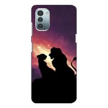 Чехол Король лев на Нокиа G21 (Симба и Налу)