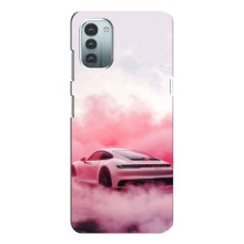 Чохол з авто Порше для Nokia G21 – Рожевий Порше