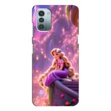 Чехол Рапунцель для Nokia G21 (Рапунцель в замке)