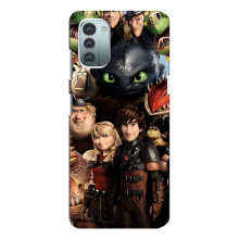 Чехол как приручить дракона на Nokia G21 (Персонажи дракона)