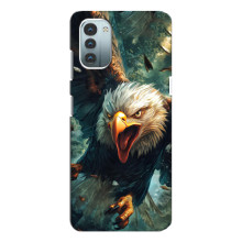 Чехол с картинкой «Хищники» для Nokia G21 (Орёл)