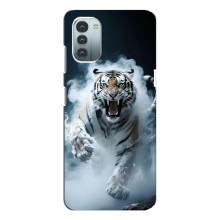Чехол с картинкой «Хищники» для Nokia G21 (Тигр)