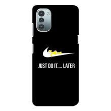 Силиконовый Чехол на Nokia G21 с картинкой Nike – Later