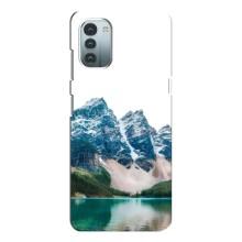 Силиконовый чехол с КАРТИНКАМИ лето для Nokia G21 (AlphaPrint) – Гори