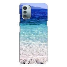 Силиконовый чехол с КАРТИНКАМИ лето для Nokia G21 (AlphaPrint) – Море