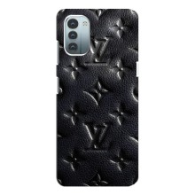 Текстурный Чехол Louis Vuitton для Нокиа Джи 21 (Черный ЛВ)