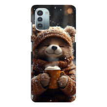 Друкований чохол 'Звірята з кавою' для Nokia G21 – Мішка з кавою