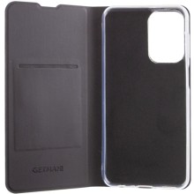 Кожаный чехол книжка GETMAN Elegant (PU) для Nokia G22 – Черный