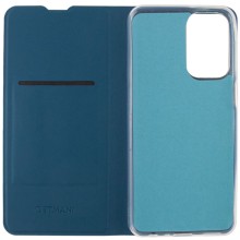 Кожаный чехол книжка GETMAN Elegant (PU) для Nokia G22 – Синий