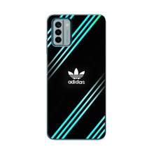 Чохли Адидас для Nokia G22 (AlphaPrint) (Адідас з полосами)