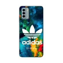 Чохли Адидас для Nokia G22 (AlphaPrint) (Яскравий Адідас)