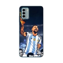Чохли для Nokia G22 (Leo чемпіон) (AlphaPrint) (Мессі з кубком)