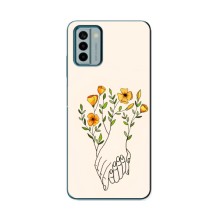 Чехлы для любимой на Нокіа G22 (VPrint) (Руки любві)