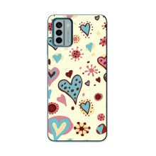 Чехлы для любимой на Нокіа G22 (VPrint) (Сердечки)