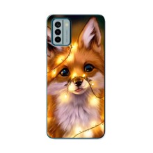 Чохли з картинкою Лисичка для Nokia G22 (VPrint) (Лисичка в гірляндах)