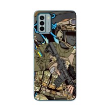 Чехлы с картинкой ЗСУ для Nokia G22 (AlphaPrint) (Воїн ЗСУ)