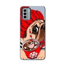 Чохли з собаками для Nokia G22 (VPrint) (Песик в шапці)