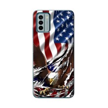 Чехол Флаг USA для Nokia G22 – Флаг США