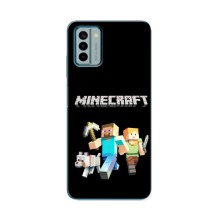 Чохол Майнкрафт на Nokia G22 (AlphaPrint) Minecraft (герої Minecraft)
