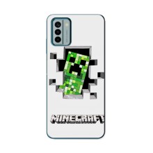 Чохол Майнкрафт на Nokia G22 (AlphaPrint) Minecraft (кріпер Майнкрафт)