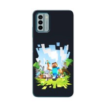 Чохол Майнкрафт на Nokia G22 (AlphaPrint) Minecraft (персонажі Minecraft)