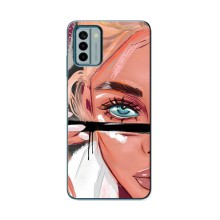 Чехол с печатью для Nokia G22 - (Мода) (AlphaPrint) – Макияж