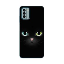 Чехол на тематику: Коты для Nokia G22 (Черный Котик)