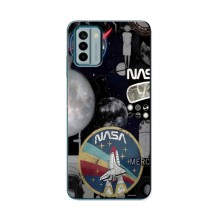 Силіконовый бампер з принтом "Наса" на Nokia G22 – Art nasa