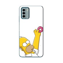 Чjхол з Сімпсонами для Nokia G22 (VPrint) (Гомер з пончиком)