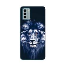 Чохол з картинкою ЛЕВ для Nokia G22 (VPrint) (Синій Лев)