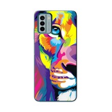 Чохол з картинкою ЛЕВ для Nokia G22 (VPrint) (Яскравий Лев)