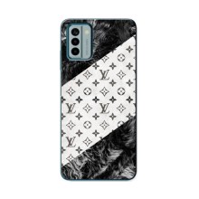 Чехол Стиль Louis Vuitton на Nokia G22 (LV на белом)