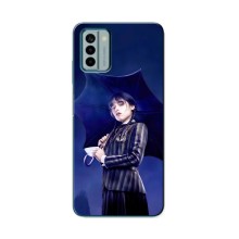 Чохли Венсдей на Nokia G22 Уенсдей (AlphaPrint) (Венздей з парасолькою)