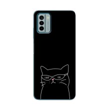 Чохол з малюнком кіт на Nokia G22 (Байдужий кіт)