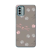 Чохол з малюнком кіт на Nokia G22 (Лапи і вуса)