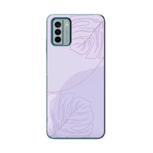 Чохол квітковий дизайн для Nokia G22 – Монстера фіолетова