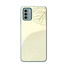 Чохол квітковий дизайн для Nokia G22 – Зелений фон