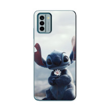 Чохол з малюнком Стіч для Nokia G22 – Стіч з квіткою