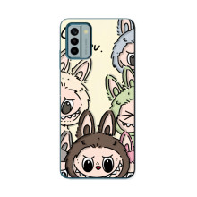 Чехол с Лабубу на Nokia G22 – Коллаж Лабубу