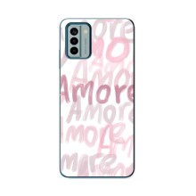 Чохол з розовим принтом для Nokia G22 (Любов)