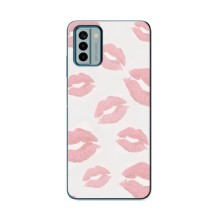Чохол з розовим принтом для Nokia G22 (Рожеві губи)