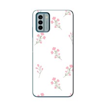 Чохол з розовим принтом для Nokia G22 (Рожеві квіти)