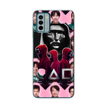 Чохол Гра в кальмара для Nokia G22 – Персонажі гри кальмара