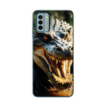Чехол с картинкой «Хищники» для Nokia G22 – Крокодил