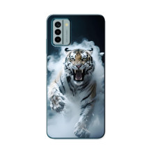 Чехол с картинкой «Хищники» для Nokia G22 – Тигр