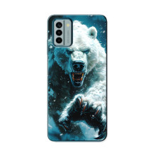 Чехол с картинкой «Хищники» для Nokia G22 – Медведь