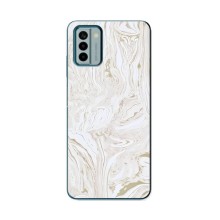 Мраморний чехол на Nokia G22 (VPrint) (Білий мрамор)